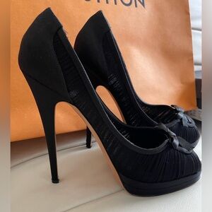 Casadei Elegant Black High Heels
